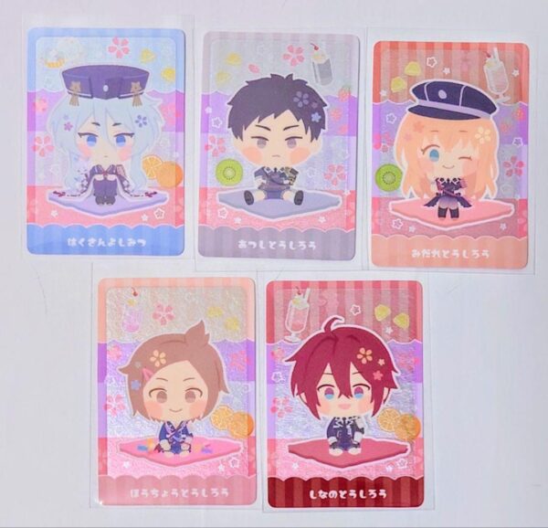 Wanpaku Touken Ranbu Wafer Card Hakusan Atsuka Knife Shinano F/S-M501 from japan