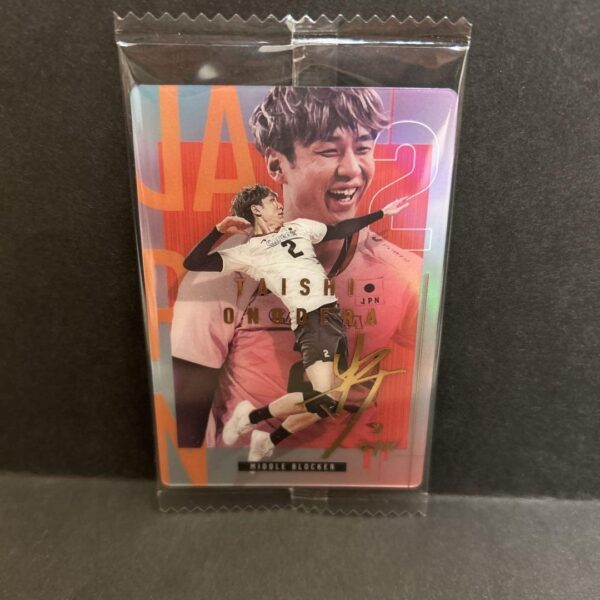 Men'S Japan National Team Volleyball Wafer Sign Card Onodera Taishi F/S-M501 fro