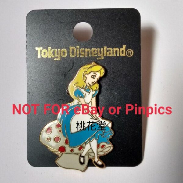 Tdl Tokyo Disneyland Disney Alice In Mysterious Land Pin Badge F/S-M503 from jap