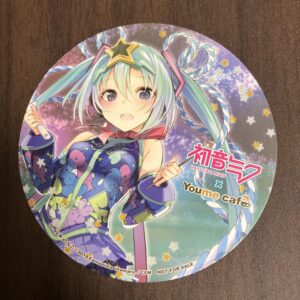 Hatsune Miku Paper Coaster Youme Cafe Sweets Paradise F/S-M501 from japan Rare
