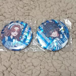 Personality 5 Lawson Can Badge Psychologist Patient F/S-M501 from japan Rare  Go