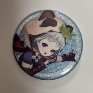 Genshin Arima Onsen Can Badge Hay笛 1 F/S-M501 from japan Rare  Good condition