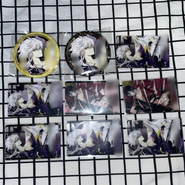 Shinsengumi Akatsuki Furoku Forget-To-Look Clear Card With Confession Message Ca