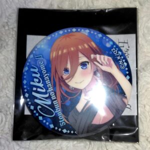 The Quintessential Quintuplets Miku Can Badge F/S-M501 from japan Rare  Good con