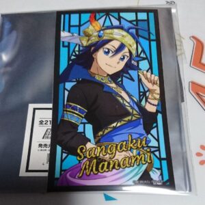 Yowamushi Pedal Collaboration Cafe Honpo Sticker Manami F/S-M501 from japan Rare