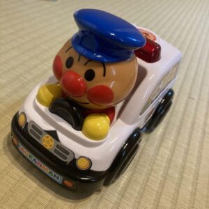 Anpanman Police Car Toy F/S-M501 from japan Rare  Good condition
