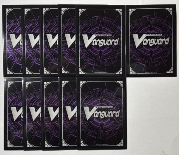 Vanguard Common Surface Logo Purple Sleeves 11 Pieces Old Vg F/S-M503 from japan