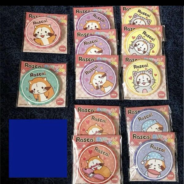 Raccoon Rascal Can Badge F/S-M501 from japan Rare  Good condition