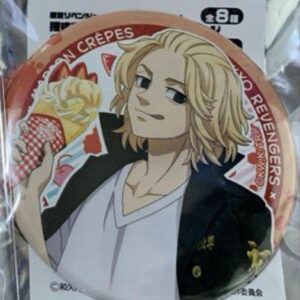 Marion Crepe Sano Manjiro Tokyo Revengers Can Badge F/S-M501 from japan Rare  Go