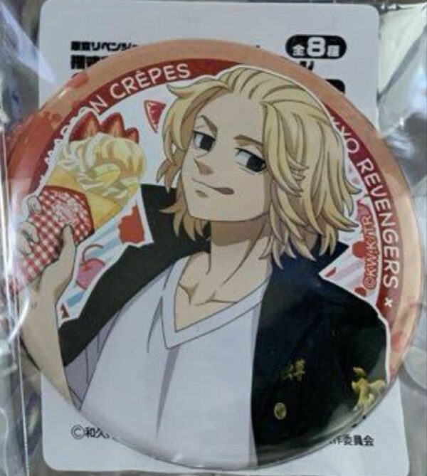 Marion Crepe Sano Manjiro Tokyo Revengers Can Badge F/S-M501 from japan Rare  Go