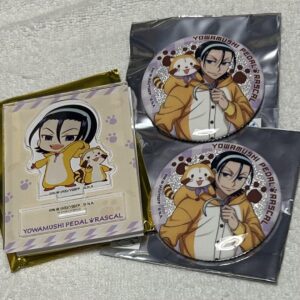 Yowamushi Pedal Rascal Acrylic Stand Can Badge Hakone Gakuen Todo Jinpachi F/S-M