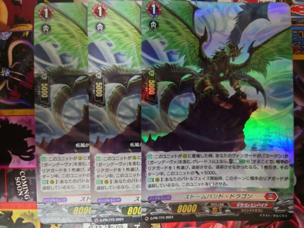 Vanguard Limited Pr Stormband Dragon 3 Pieces F/S-M503 from japan Rare  Good con