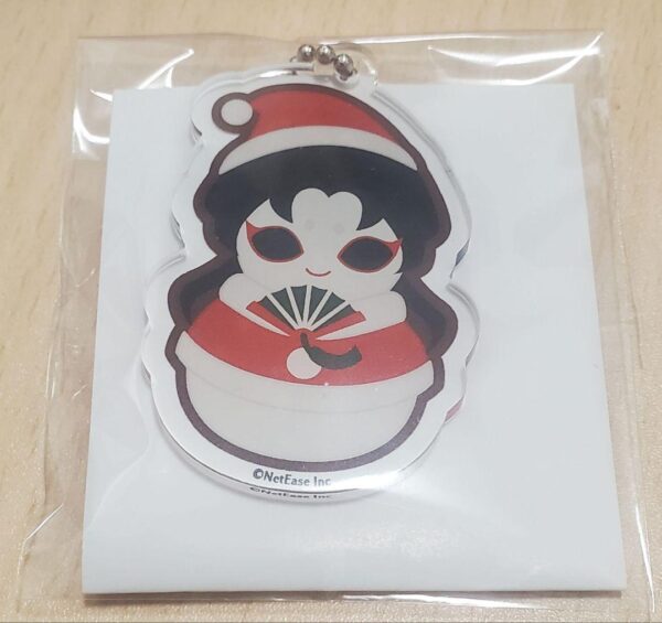 Personality 5/Geisha/Snowman Keychain F/S-M501 from japan Rare  Good condition