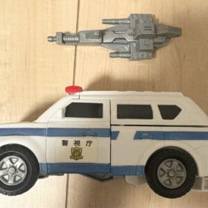 Police Car Transforming Robot F/S-M501 from japan Rare  Good condition