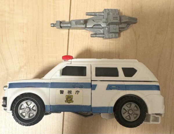 Police Car Transforming Robot F/S-M501 from japan Rare  Good condition