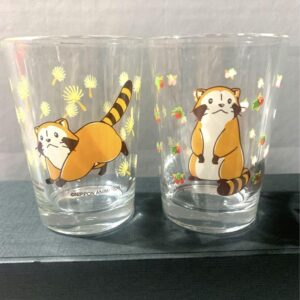 Rascal Mini Glasses Set Of 2 World Masterpiece Theater F/S-M501 from japan Rare