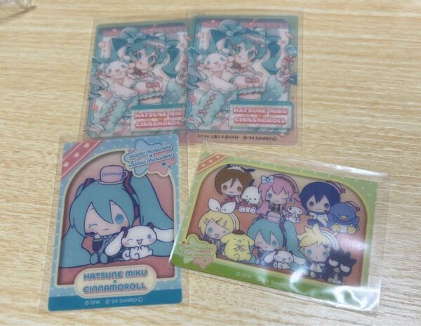 Hatsune Miku Family Mart Sanrio Clear Card F/S-M501 from japan Rare  Good condit
