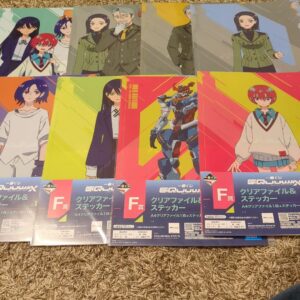 Gundam Zeke Ax Ichibankuji F Prize Clear Files 8 Types F/S-M503 from japan Rare
