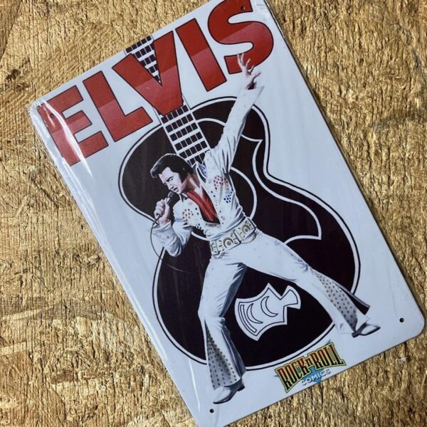 8 Elvis Presley Tin Sign F/S-M501 from japan Rare  Good condition