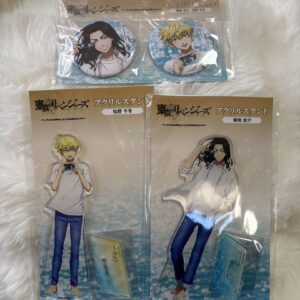 Tokyo Revengers Duover. Acrylic Stand Can Badge F/S-M501 from japan Rare  Good c