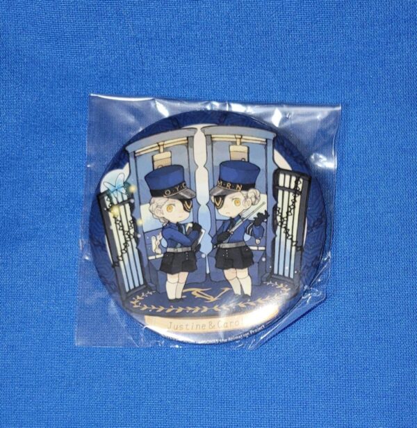 Persona Can Badge Juscaro F/S-M501 from japan Rare  Good condition