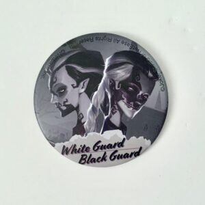 Immersive Fort Collectible Can Badge Personality Black And White Impermanence F/