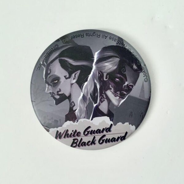 Immersive Fort Collectible Can Badge Personality Black And White Impermanence F/