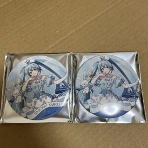 Hatsune Miku Yuki Gigo Can Badge F/S-M501 from japan Rare  Good condition