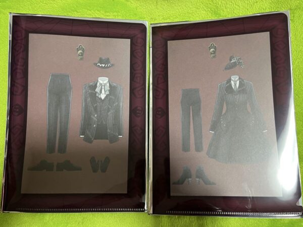 Twisted Wonderland Nightmare Halloween Costume Sticker Clear File Riddle Tray F/
