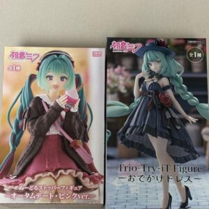 Hatsune Miku Series Figures In Total 2 Types F/S-M501 from japan Rare  Good cond