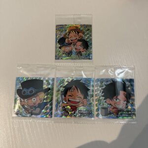 One Piece Great Pirate Seal Wafer Asl Three Brothers Set Of 4 F/S-M501 from japa