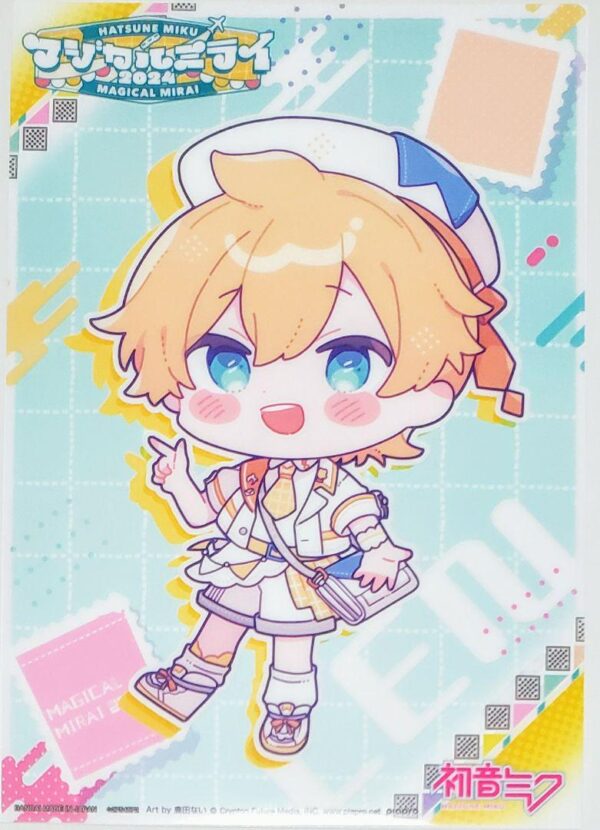 Hatsune Miku Magical Mirai 2024 Clear Visual Poster Kagamine Ren F/S-M501 from j