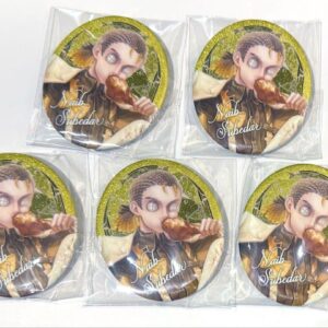 Personality 5Th Can Badge Mercenary Nawab Glitter F/S-M501 from japan Rare  Good