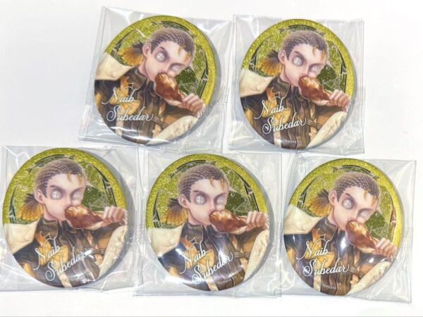 Personality 5Th Can Badge Mercenary Nawab Glitter F/S-M501 from japan Rare  Good