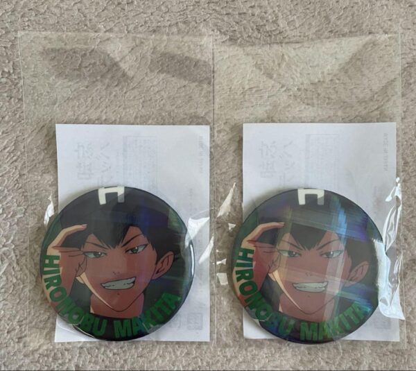 Forgetful Battery Holo Can Badge Makida F/S-M501 from japan Rare  Good condition