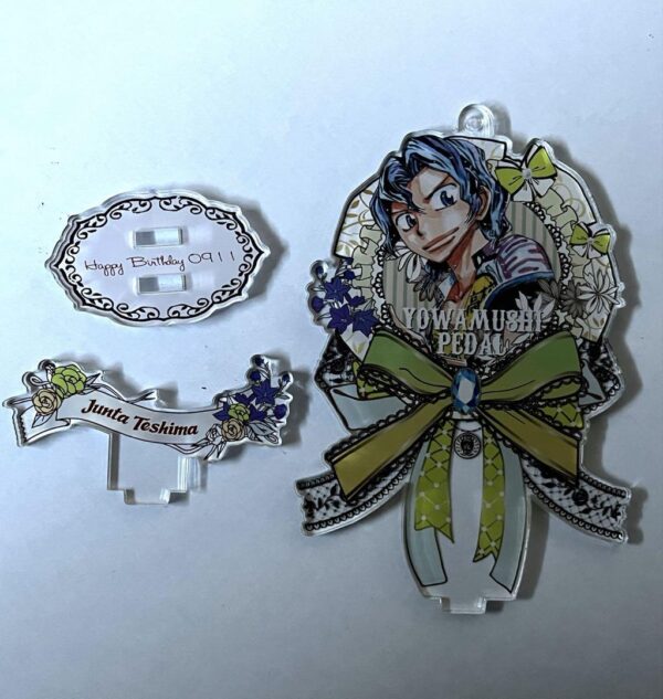 Teshima Junta Acsta Yowamushi Pedal Flower F/S-M501 from japan Rare  Good condit