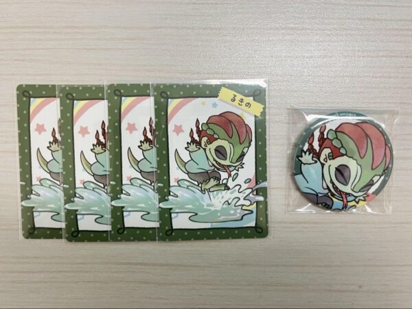 Personality 5: Kindergarten Demon Lizard Card Can Badge F/S-M501 from japan Rare
