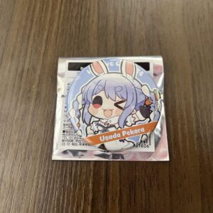 Hololive City Usada Pekora Can Badge F/S-M501 from japan Rare  Good condition