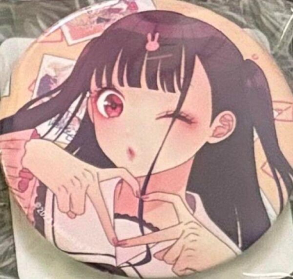 Hey, It Hurts To Love It. Bonus Can Badge Chutan F/S-M501 from japan Rare  Good