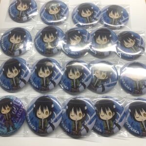 Gintama Katsura Kotaro Joi Heavenly Kings Sd Can Badge F/S-M501 from japan Rare