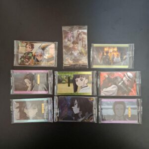 Demon Slayer Wafer Pillars Collection 9 Cards Ri F/S-M501 from japan Rare  Good