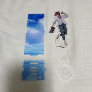 Yowamushi Pedal Shinkai Hayato Acrylic Stand F/S-M501 from japan Rare  Good cond