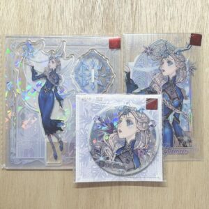 Personality V Priest Acsta Can Badge Card F/S-M501 from japan Rare  Good conditi