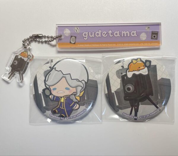 Personality 5 Photographer Sanrio Collaboration Can Badge Acrylic Keychain Gudet