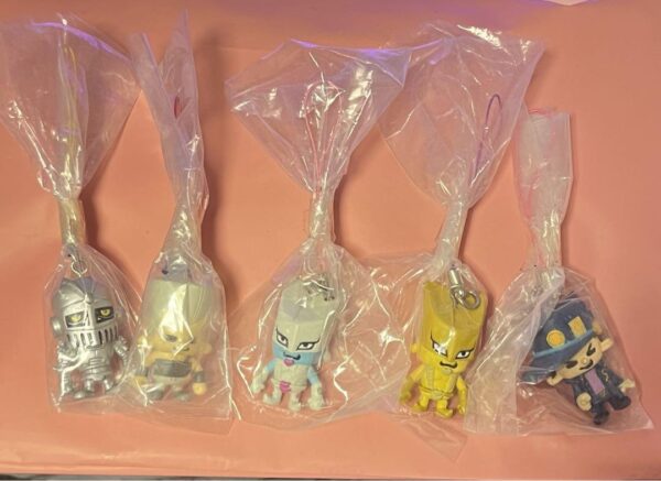 Jojo'S Bizarre Adventure Gacha Strap Set Of 5 F/S-M503 from japan Rare  Good con