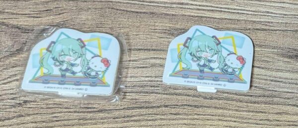 Capsule Mini Character Acrylic Clips Project Seca F/S-M501 from japan Rare  Good
