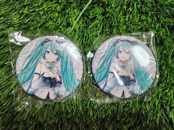 Hatsune Miku Can Badges 2 Pieces Magical Mirai F/S-M501 from japan Rare  Good co