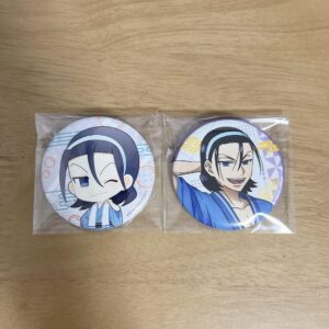 Weak Peda Todo Jinpachi Can Badge F/S-M501 from japan Rare  Good condition