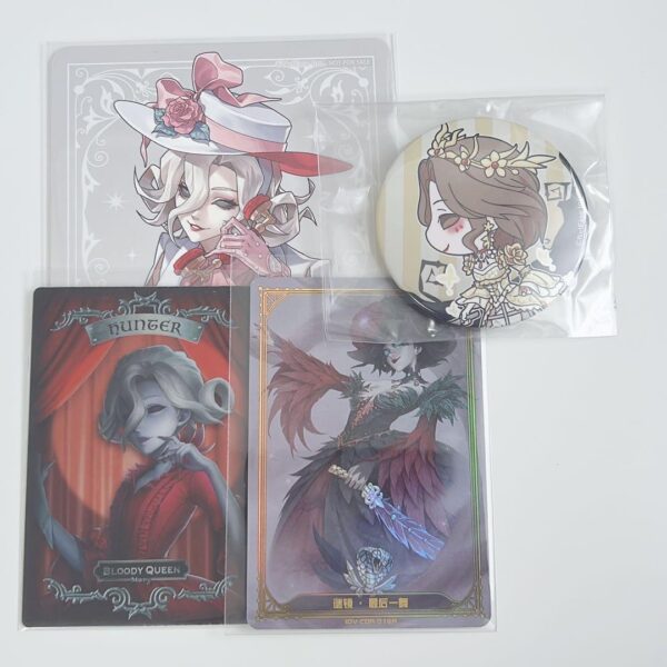 Personality 5: Blood Queen Coaster Wafer Can Badge F/S-M501 from japan Rare  Goo