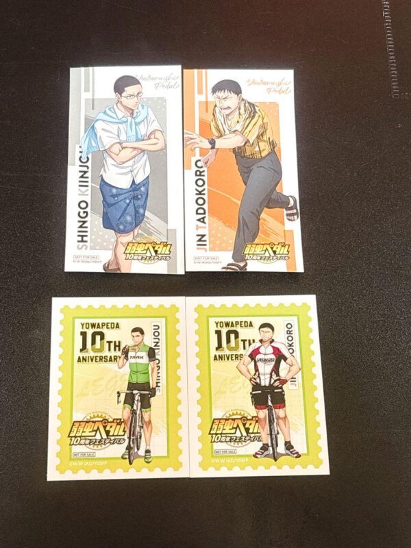Yowamushi Pedal 10Th Anniversary Festival Admission Bonus Stickers Advance Ticke